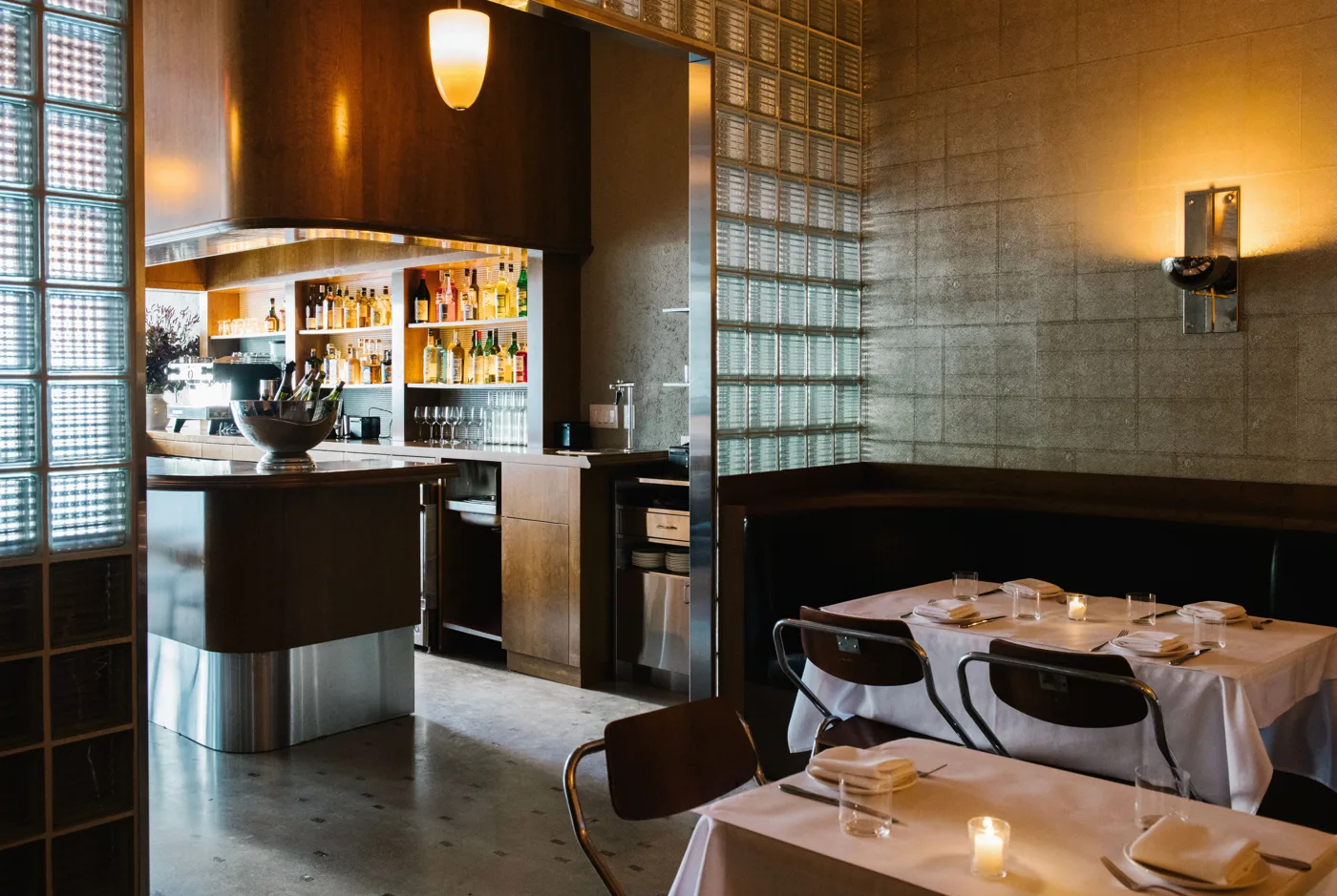 The dining room at BRIDGES