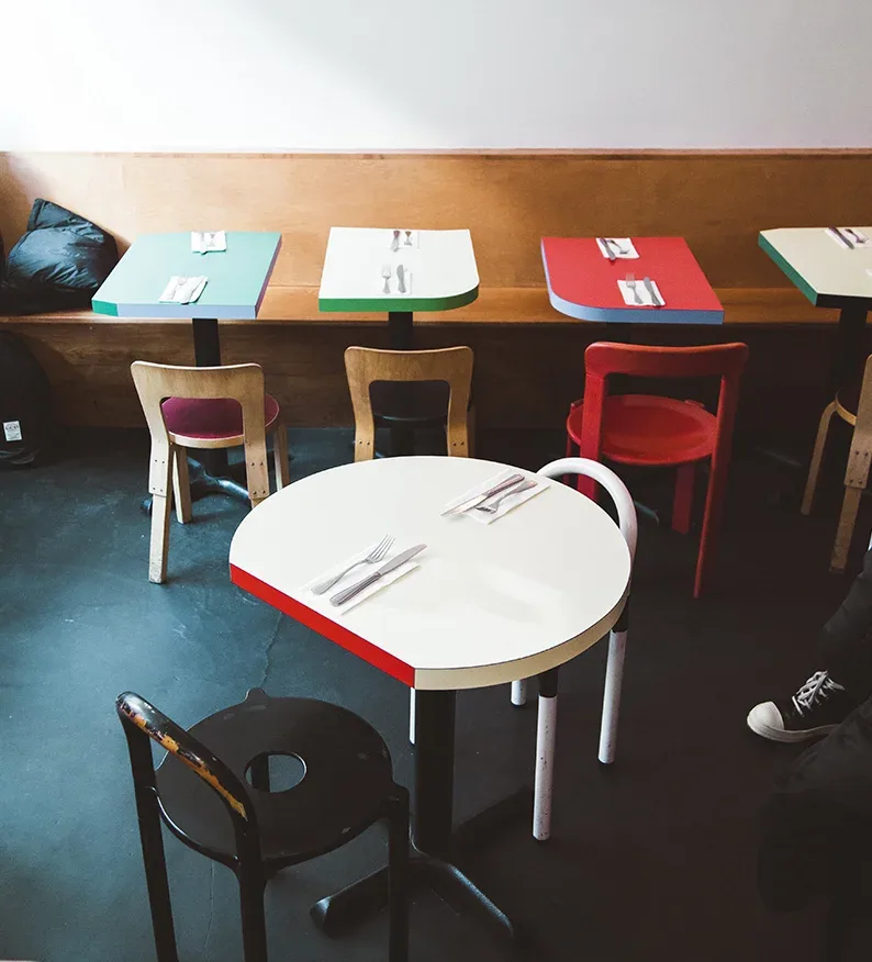 The dining room at DIMES