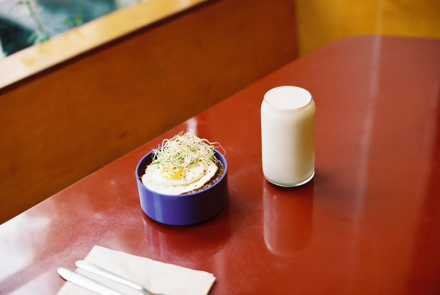 At the counter at DIMES DELI