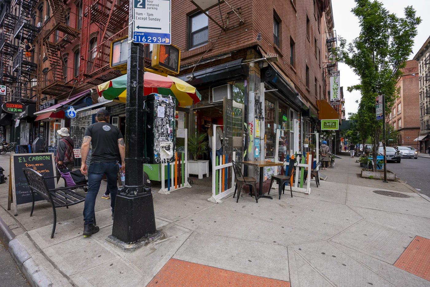The corner at EL CABRÓN