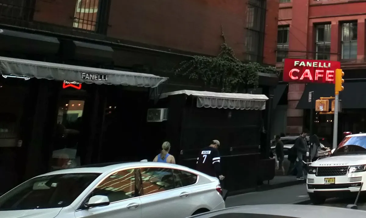 Fanelli Cafe exterior on Prince Street
