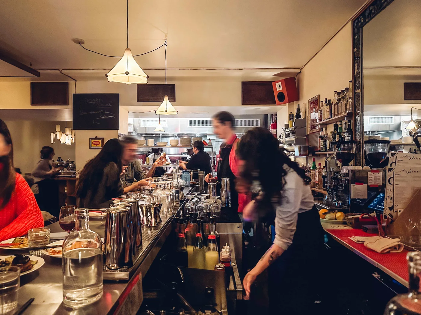 Inside BISTROT HA on ELDRIDGE STREET