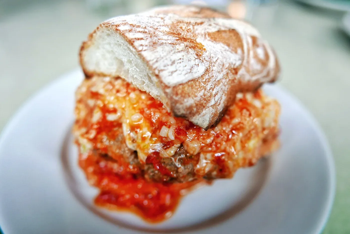 A plate at LIL’ FRANKIE’S