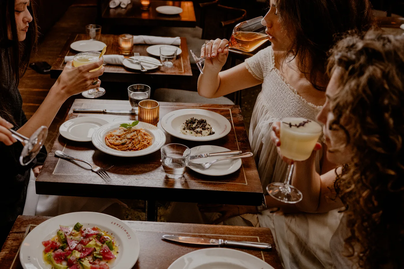 Around the table at METROGRAPH COMMISSARY