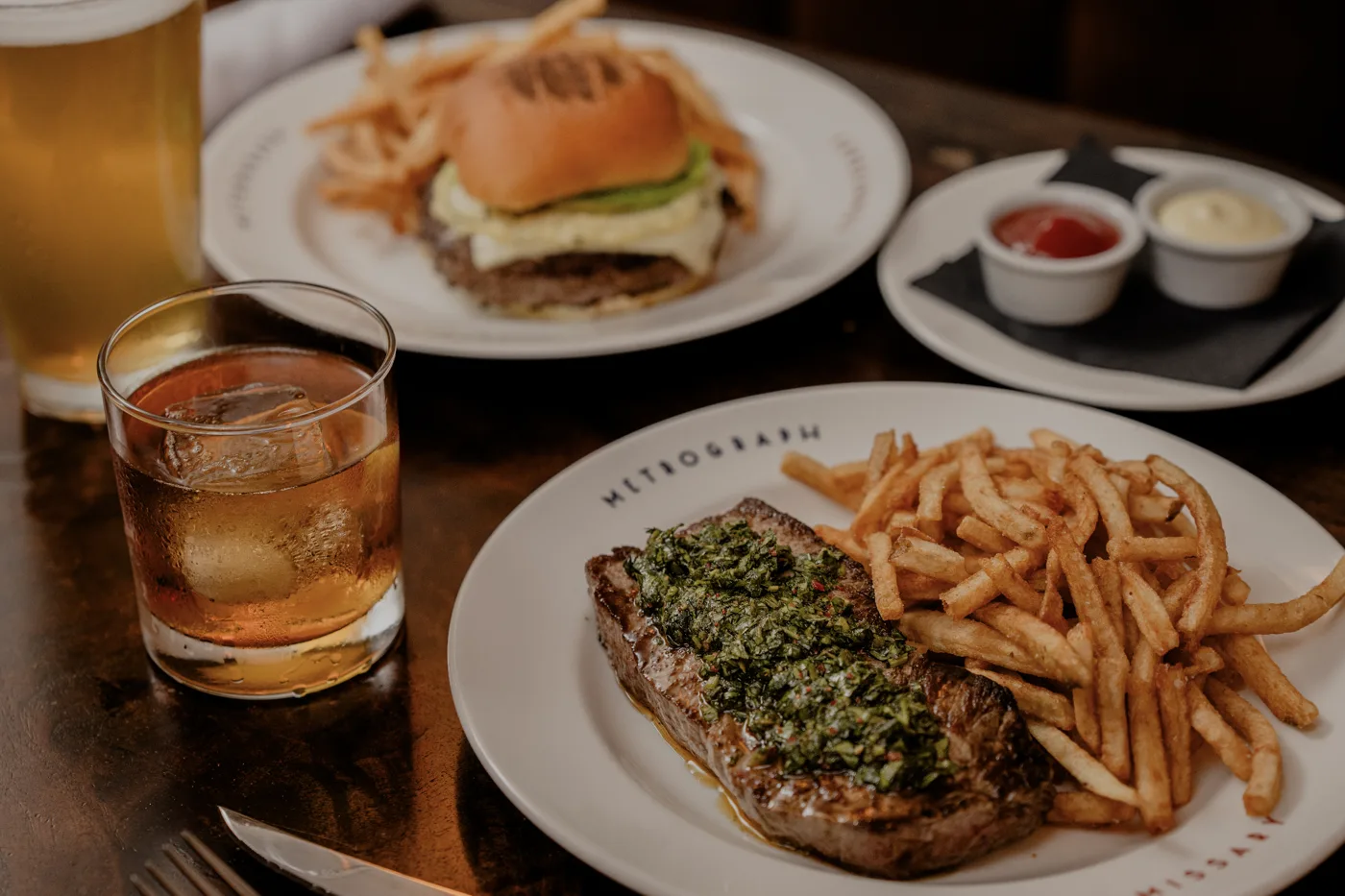 A meal at METROGRAPH COMMISSARY
