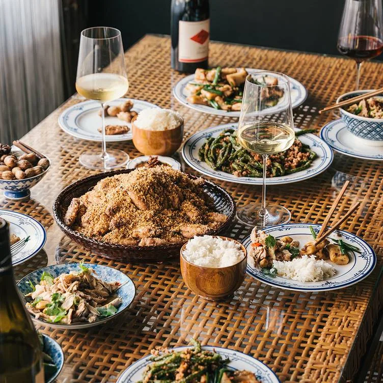 A shared meal at TOLO