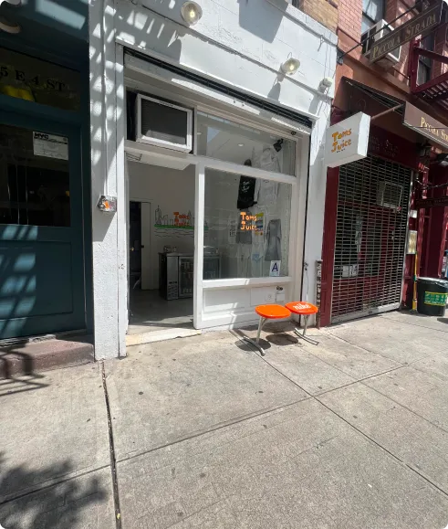 Tom’s Juice on East 4th Street