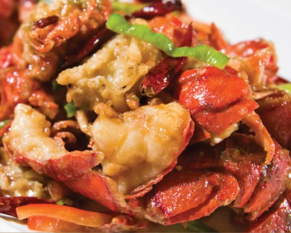 A dish at WU’S WONTON KING