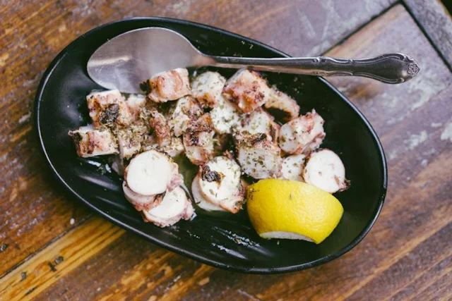 Grilled octopus at KIKI’S